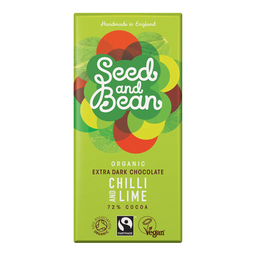 Seed & Bean Chokolade Mørk 72% Chilli & Lime Ø