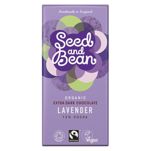Seed And Bean Mørk Chokolade 72% M. Lavendel Ø