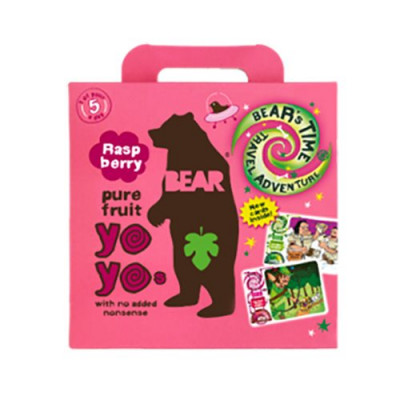 Bear Yoyo hindbær multipak (5x20 g)