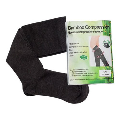 Bamboo Pro kompressionsstrømper kl. 2 Str. L-XL