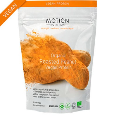 Motion Nutrition Proteinpulver Peanut Vegansk Ø (400 g)