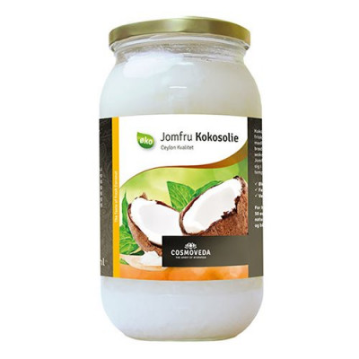 Jomfru kokosolie Cosmoveda Økologisk - 1 liter