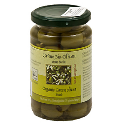 Oliven Grønne u.sten Græsk Ø 315 gr.