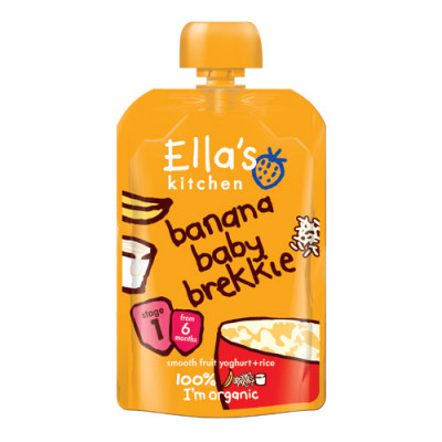 Ellas Kitchen Babymos Yoghurt/Banan/Ris Ø 6 Mdr (100 gr)