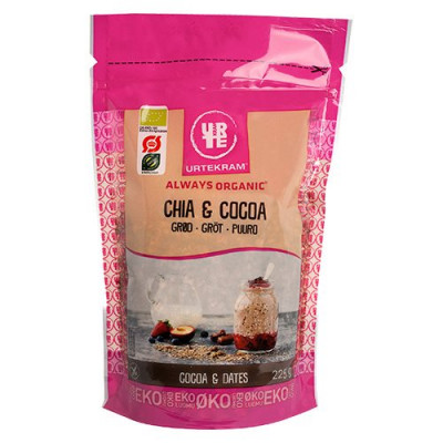 Urtekram Chia & Cocoa grød Ø (225 g)