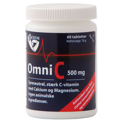 Biosym Omni C 500 mg C vitamin (60 tabletter)
