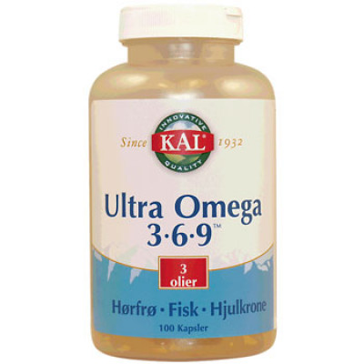 KAL Ultra Omega 3-6-9 (100 kapsler)