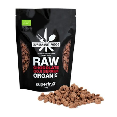 Gojibær Raw Chocolate fra Superfruit Øko - 100 gr
