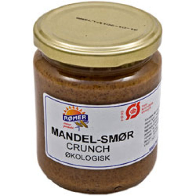 Rømer Mandelsmør Crunchy, Glutenfri Ø (170 gr)