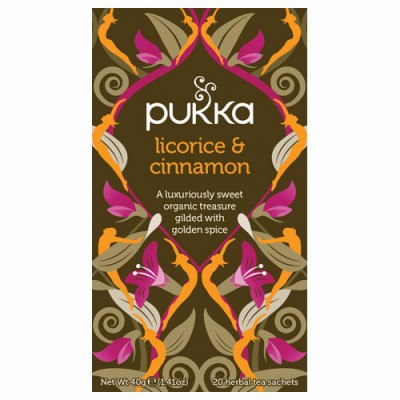 Pukka Licorice & Cinnamon Te Ø (20 breve)