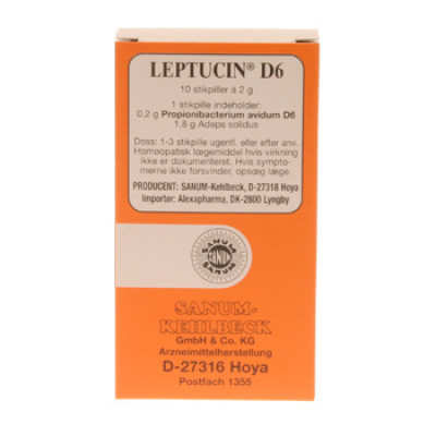 Leptucin D6 Stikpiller 10 Stk.