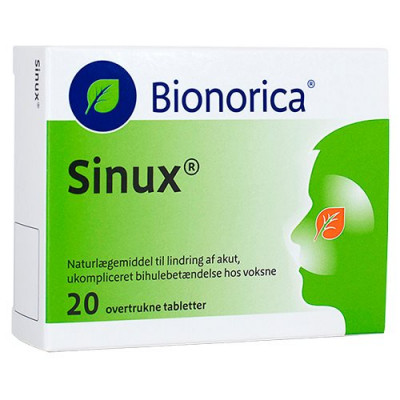 Sinux tabletter til bihulebetændelse - 20 stk.