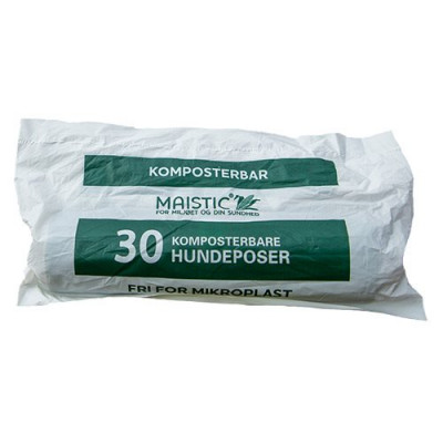 Maistic Komposterbare hundeposer - 30 stk.