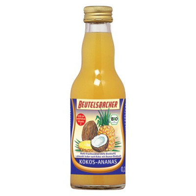 Kokos-Ananas juice fra Beutelsbacher Øko - 200 ml.