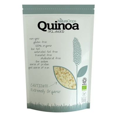 Quinoa Flager Økologiske fra NatureCrops - 310 gr
