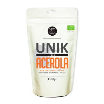 Acerola pulver Økologisk fra Diet Food - 100 gram