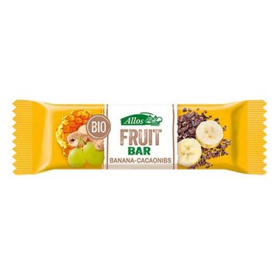 Frugtbar Banan & Kakaonibs Økologisk Allos - 30 gr