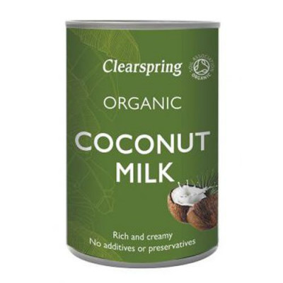 Kokosmælk fra Clearspring Økologisk - 400 ml.