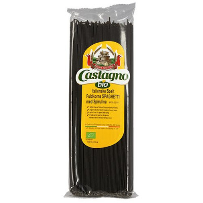 Castagno, spelt Spaghetti med Spirulina Ø (500 g)