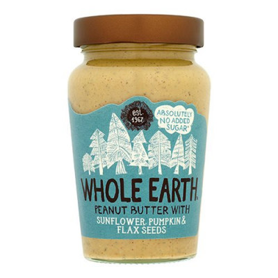 Peanutbutter Mixed seeds fra Whole Earth - 340 gr