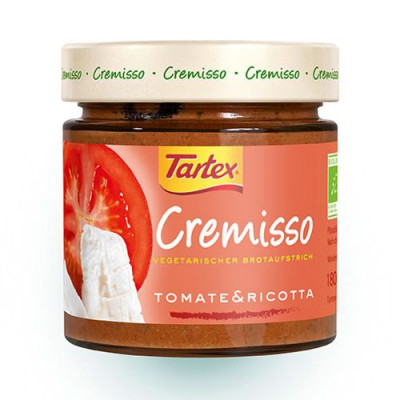 Tartex Cremisso Tomat, Ricotta Ø - 180 g.