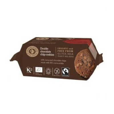 Double Chocolate Cookies Økologiske - 180 gram
