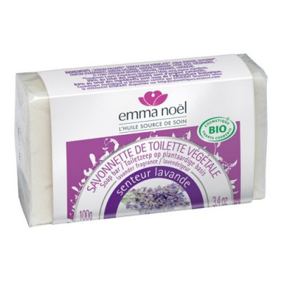 Lavendel sæbe Økologisk Emma Noel - 100 gram