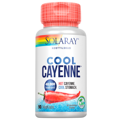 Solaray Cool Cayenne (90 kapsler)