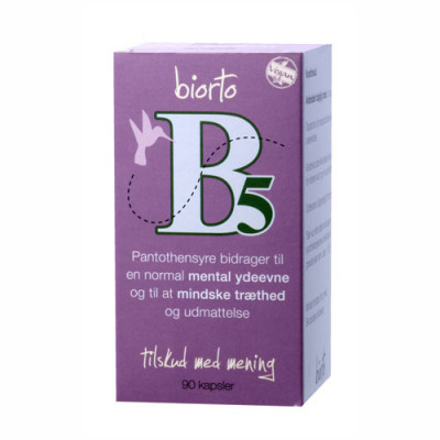 BiOrto Vitamin B1 30 mg (90 kapsler)