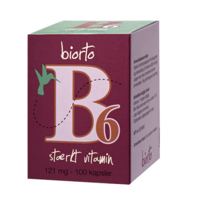 Biorto Vitamin B6 11 mg (90 kapsler)