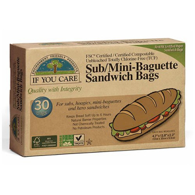 Sub/mini baguette sandwich bags (30 stk.)