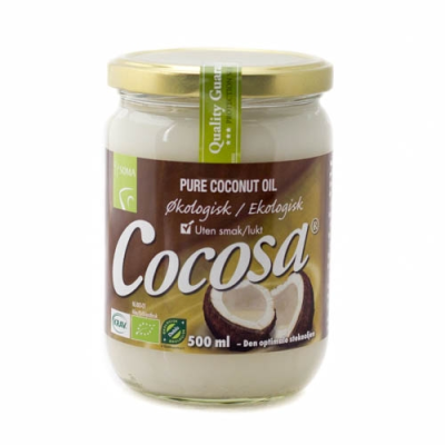 Cocosa Ren Kokosolie (Som Stegeolie) Ø (500 ml)