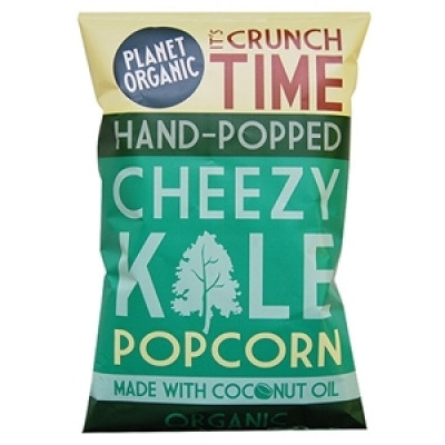 Popcorn med grønkål og himalayasalt øko - 20 gram