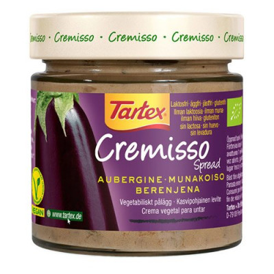 Tartex Cremisso Aubergine Øko - 180 gram