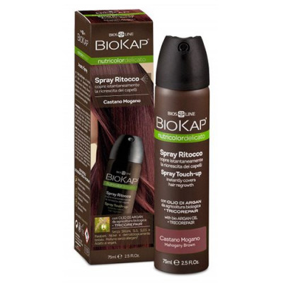 BioKap Hårfarve Mahogany Brown Touch-Up Spray (75 ml)