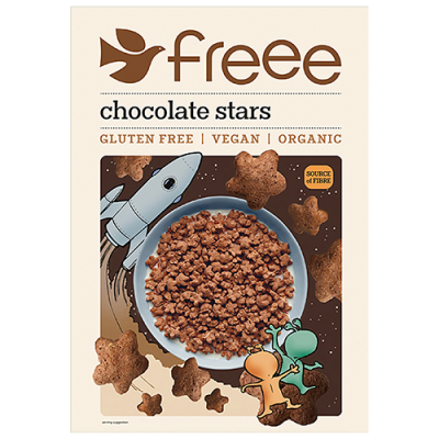 Doves Chocolate Stars med chokolade gl.fri Ø (375 gr)