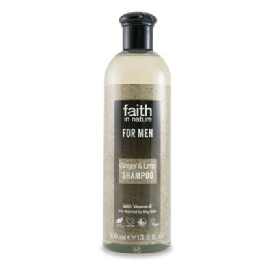 Faith in nature Shampoo Ginger & Lime mænd 400 ml