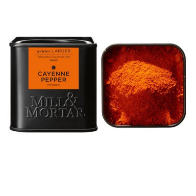 Cayennepeber stødt fra Mill & Mortar Øko - 45 gram
