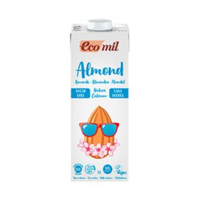 Ecomil Mandeldrik Ø m. calcium - u. sukker (1 liter)
