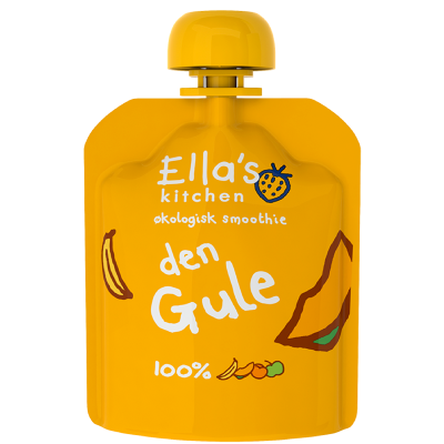 Ellas Kitchen Babymos Banan/Mango/Abrikos/Æble Ø 6 Mdr (90 gr)