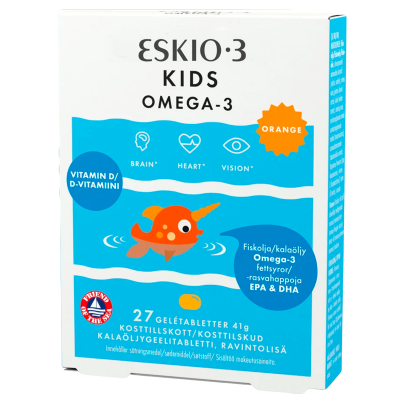 Eskimo-3 Kids Chewable Omega 3 - 27 stk.