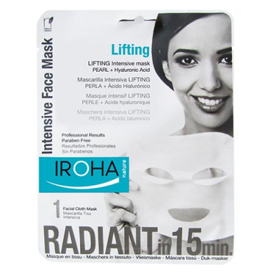 Iroha tissue ansigtsmask lifting pearl - 23 ml.