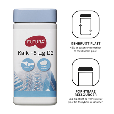 Køb Futura Kalk +D3 (190 tabletter)