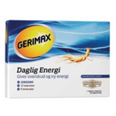 Gerimax Daglig Energi med Ginseng (90 tabletter) 