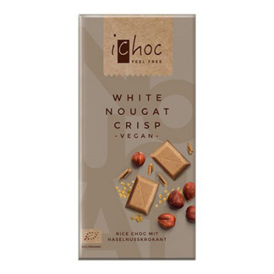 Ichok White Nougat Crisp Choco Ø (80 gram)