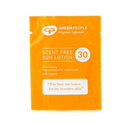 Vareprøve - GreenPeople Scent-Free Facial Sun Cream SPF 30