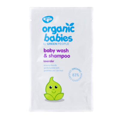 Vareprøve - GreenPeople Organic Babies Baby Wash and Shampoo Lavender
