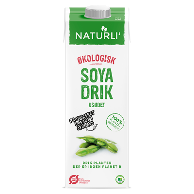 Sojadrik sukkerfri Naturli Økologisk - 1 liter