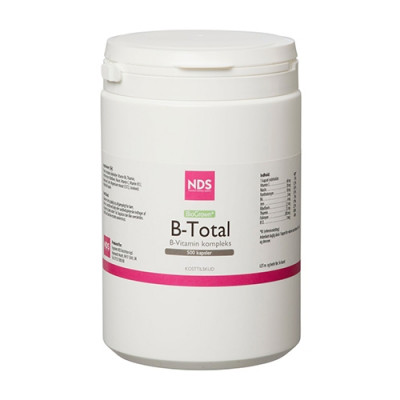 NDS FoodMatriX B-Total B-Vitamin kompleks (500 kapsler