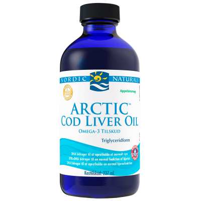 Nordic Naturals Torskelevertran m.appelsin Cod liver oil (237 ml)